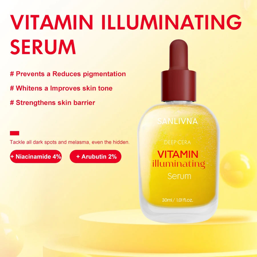 Serum Iluminador Vitamina C + Niacinamida | Piel Radiante y Luminosa 30ml