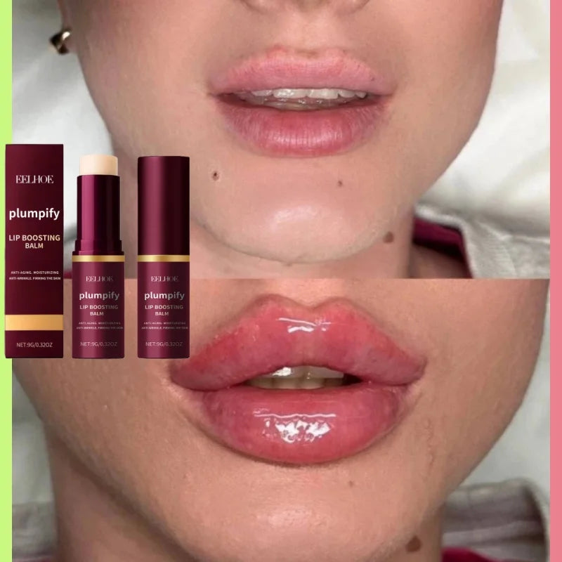 Bálsamo Labial Voluminizador Hidratante - Brillo No Pegajoso Efecto Labios Suaves