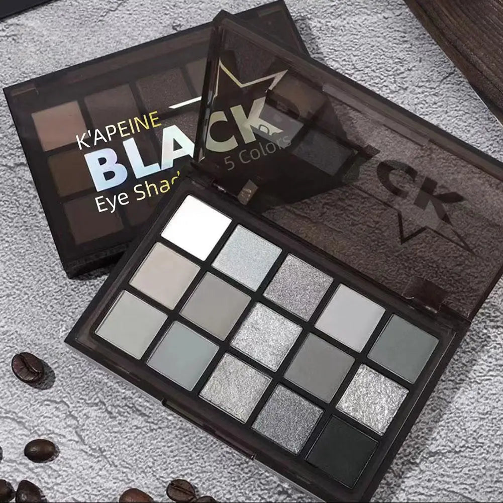 Paleta de 15 Sombras Mate y Perladas - Larga Duración
