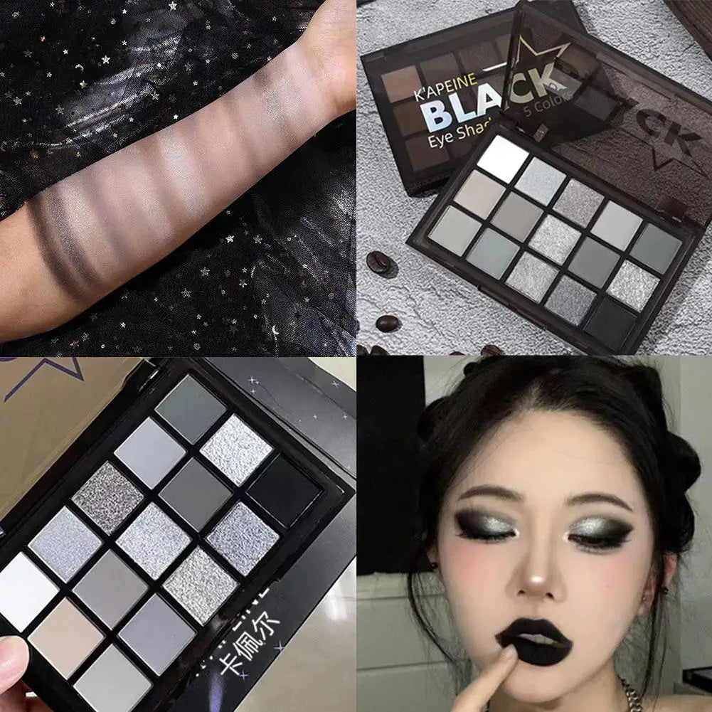Paleta de 15 Sombras Mate y Perladas - Larga Duración
