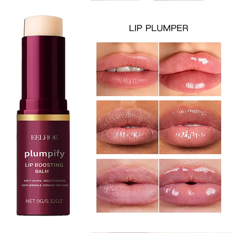 Bálsamo Labial Voluminizador Hidratante - Brillo No Pegajoso Efecto Labios Suaves
