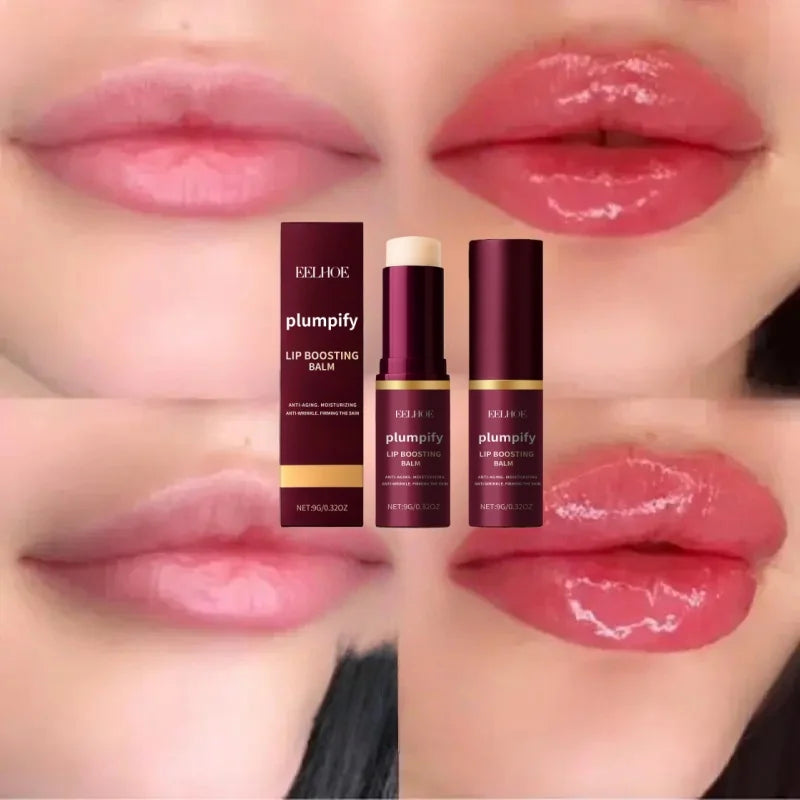 Bálsamo Labial Voluminizador Hidratante - Brillo No Pegajoso Efecto Labios Suaves