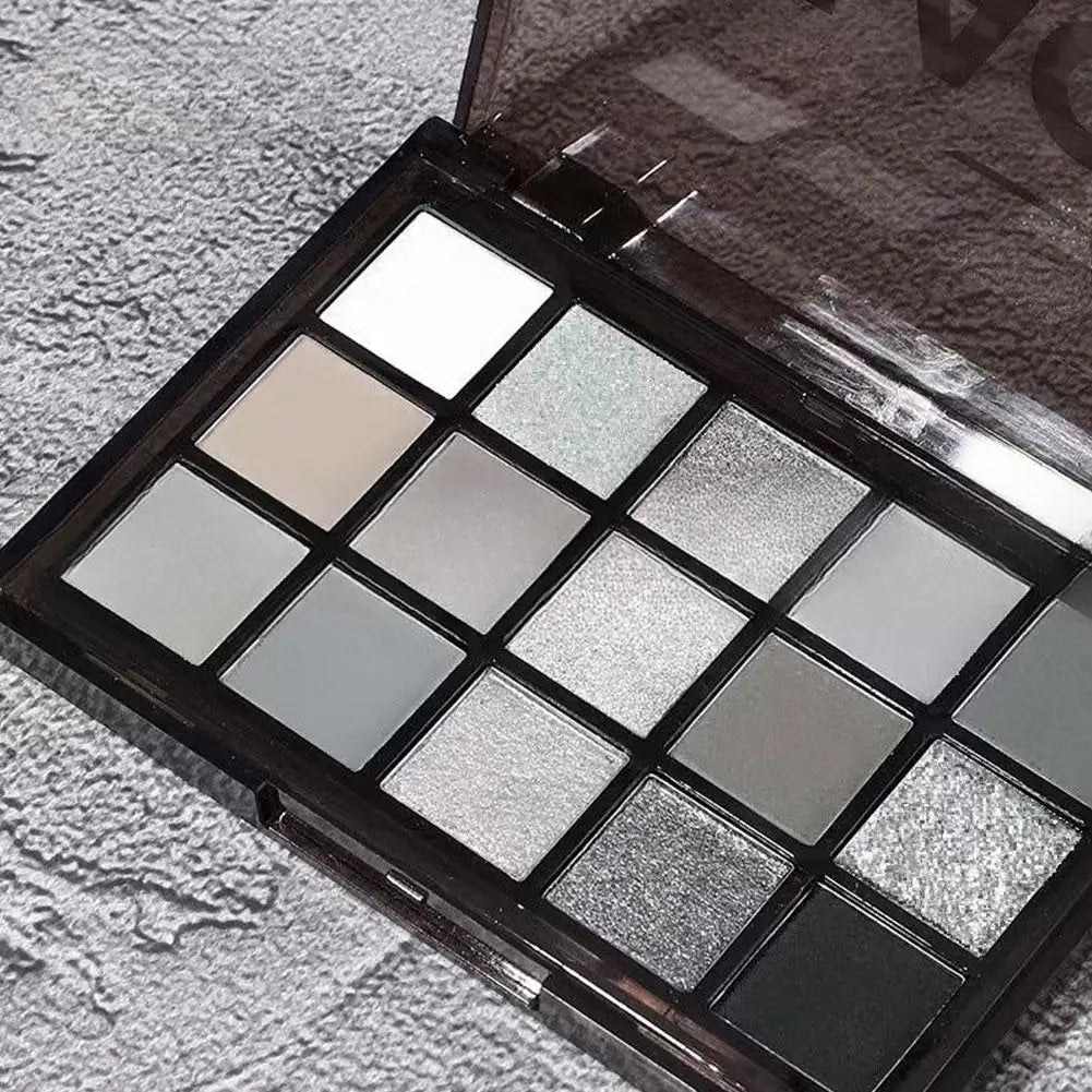 Paleta de 15 Sombras Mate y Perladas - Larga Duración