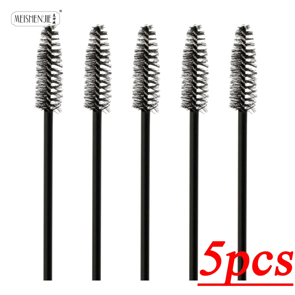 Cepillos Desechables para Pestañas y Cejas - 50 Piezas Aplicador Máscara y Extensiones