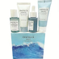 Kit de Viaje Centella y Ácido Hialurónico - 4 Piezas Tónico, Sérum, Crema y Mascarilla Noche