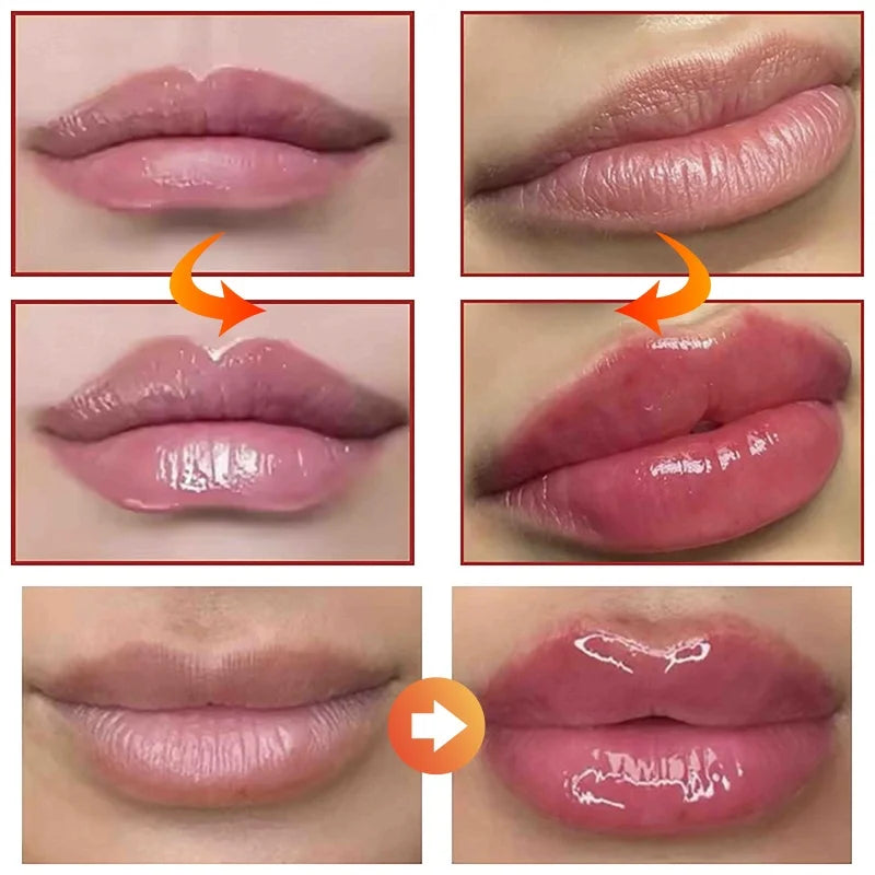 Bálsamo Labial Voluminizador Hidratante - Brillo No Pegajoso Efecto Labios Suaves
