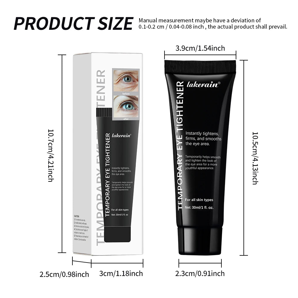 Crema Tensora Instantánea para Ojeras y Bolsas - Hidratante