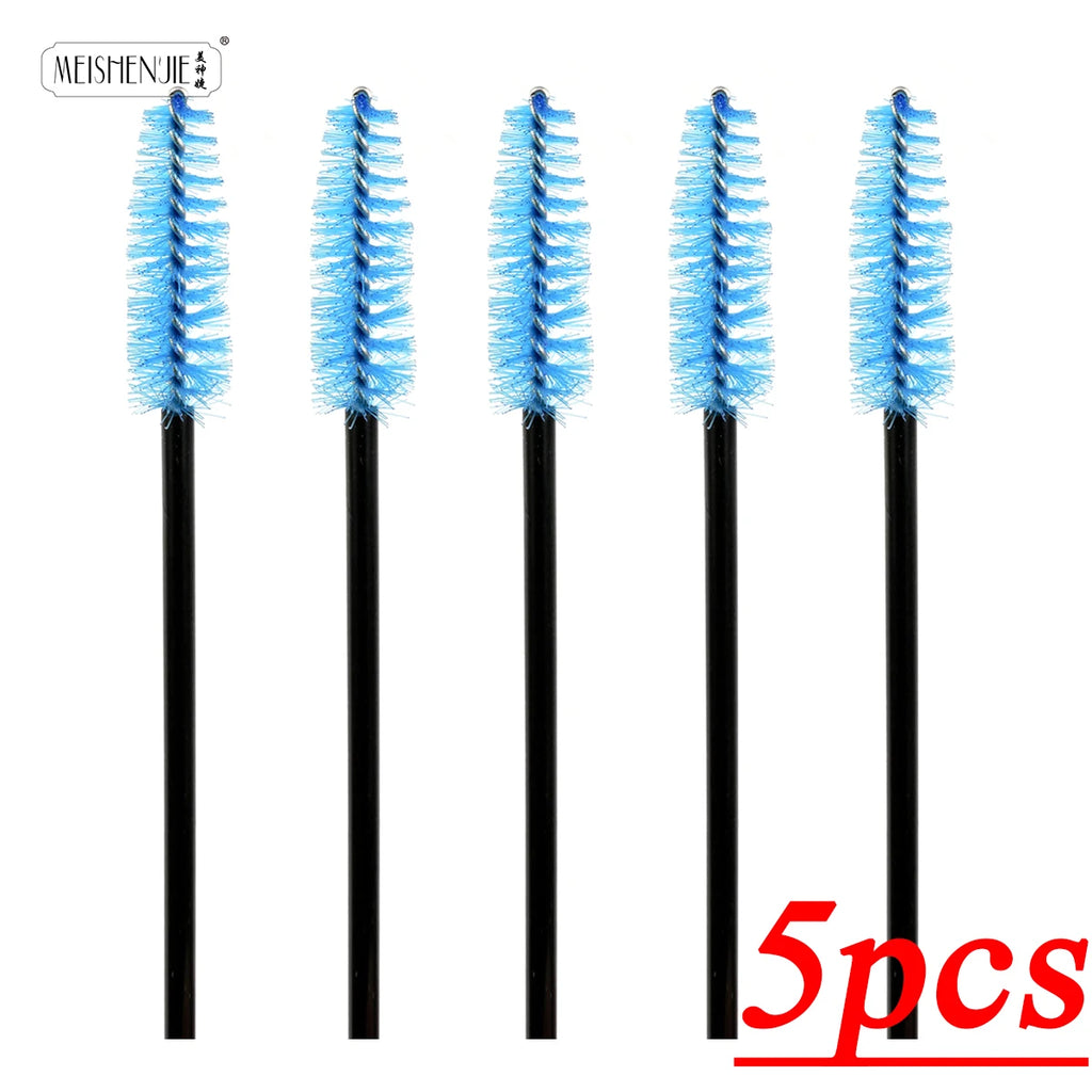 Cepillos Desechables para Pestañas y Cejas - 50 Piezas Aplicador Máscara y Extensiones